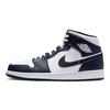 Air Jordan 1 Mid 'Obsidian White' Jordan 554724-174