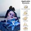 1pc, Elsa Frozen II Magic Star Blanket Home Decor, Couch Throw, Outdoor Blanket, Gift for All Occasions, Flannel Coverlet, Perfect for Bed