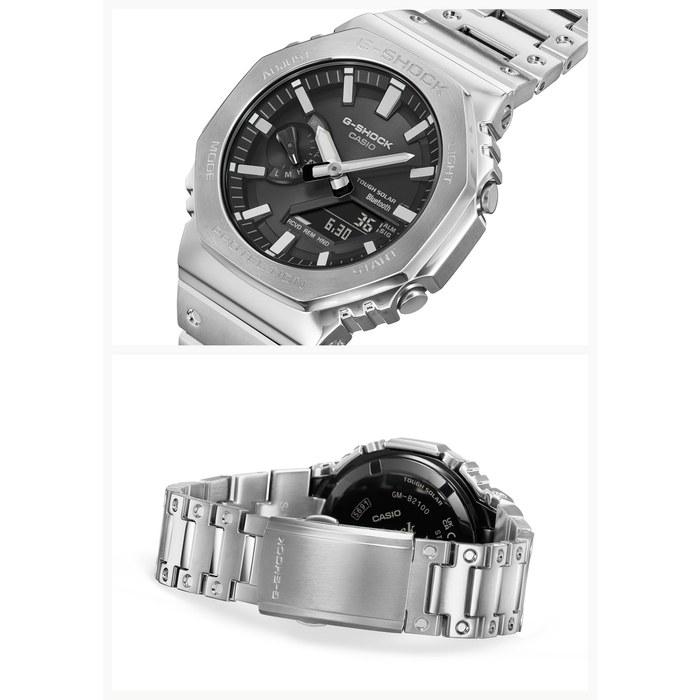 [Casio] G-Shock GM-B2100SD-1AJF Watch – Full Metal, Bluetooth, Tough Solar – Men's, Silver
