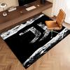 1pc Juventus FC logo Print Area Rug - Soft, Washable Non-Slip Indoor Mat, Living Room, Home Office Decorative Rug,Office Decorative