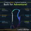 OUTDOOR ELEMENT Carabiner Firebiner Aurora Japanese 61104 Multi-Tool [Official Product]