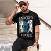 Knocked Loose 2026 New Fashion Heavyweight Hot Selling Retro Printed Pattern Fun Round Neck Tshirt For Daily Comfort