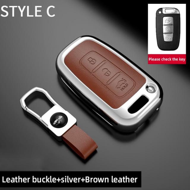 Car Key Case Holder Cover for Kia Sportage Ceed Sorento Cerato Forte Kx3 K5 2017 2019 2020 Remote Fob Key Accessories