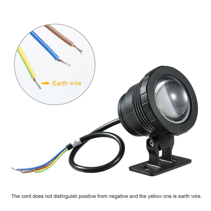 AC/DC 12V 10W RGB LED Underwater Light Submersible Lamp With Remote Control 16 Colors Changing Flash/ Strobe/ Fade/ Smooth 4
