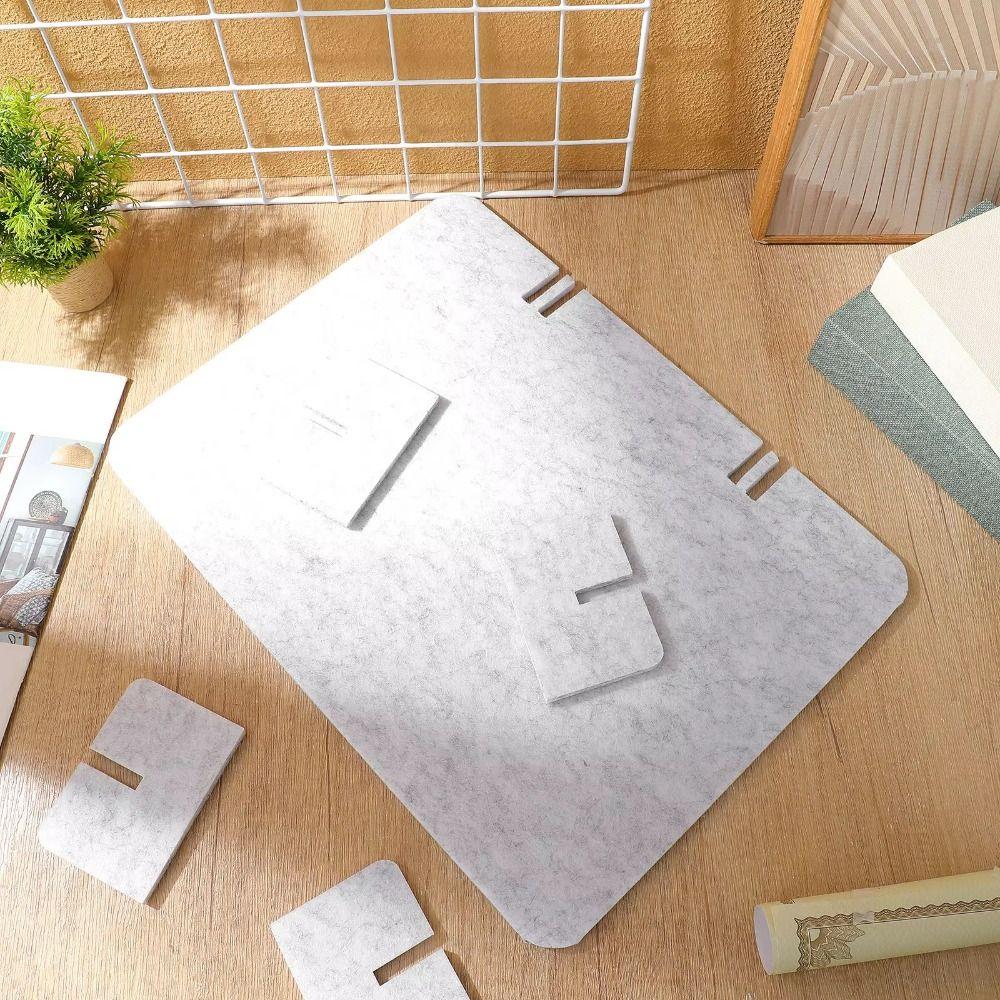 Thickened Student Desk Divider Felt Desk Screen Privacy Panel  for Student Desktops in Classroom