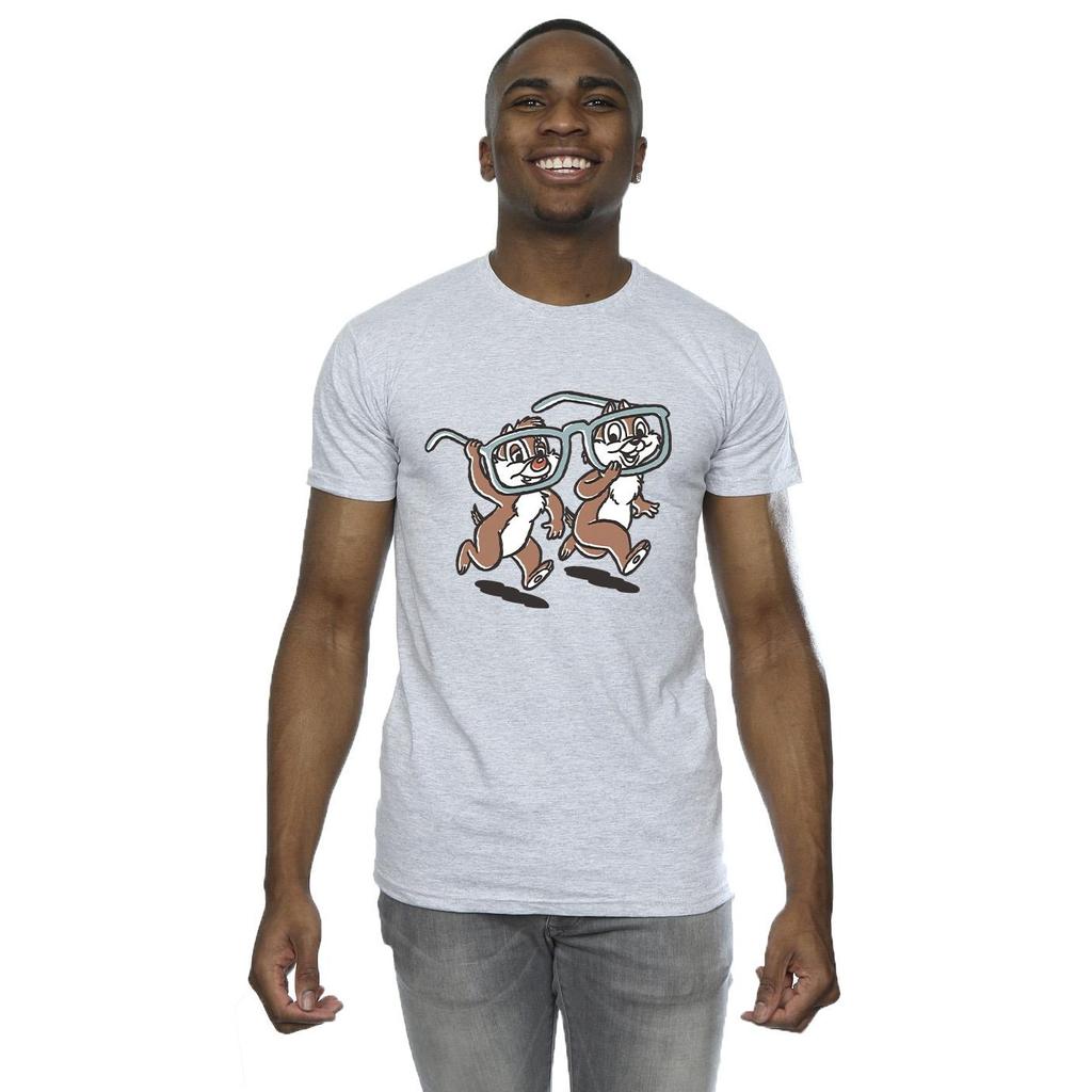 Disney Mens Chip Â´n Dale Glasses T-Shirt
