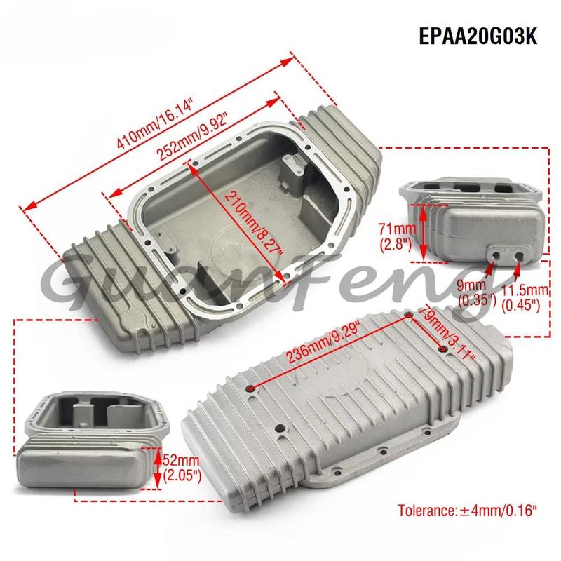 High Capacity Engine Oil Pan Sump Aluminum For Nissan SR20DE/SR20DET (S13/S14/S15) EPAA20G03K
