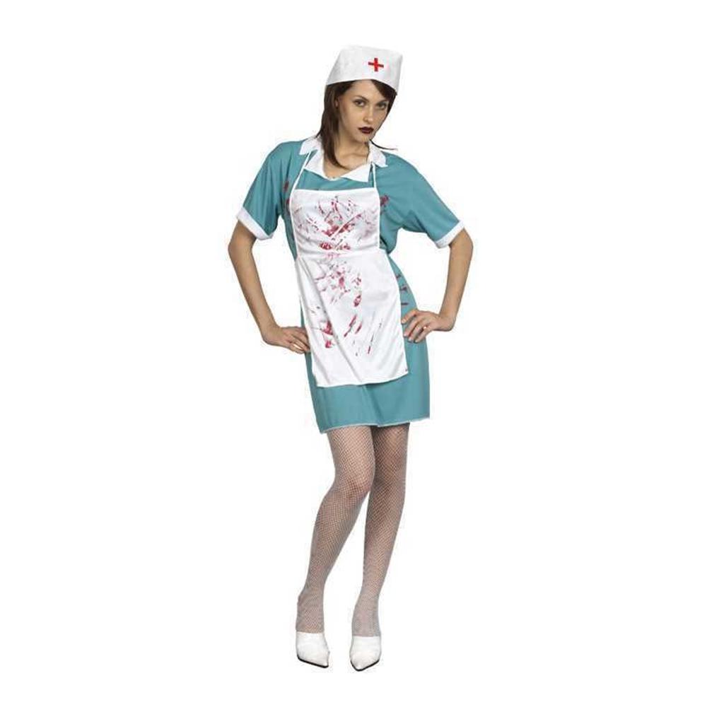 Bloodstained Halloween Costumes Horror Nurse Outfit Men Women Doctor Terroristic Medical Staff Adult Cosplay Stage Performance