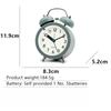 New Ultra Quiet Mini Bell Alarm Clock for Kids, Silent Non-Ticking, Minimalist Desk Clock, Loud Ring Bell, Perfect for Study and Home Use