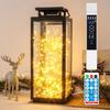 Rechargeable Fairy Lights 10/20m 200 LED String Lights with Remote Control Timer 8 Modes Warm White USB Fairy Lights for Wedding Christmas Party Decor