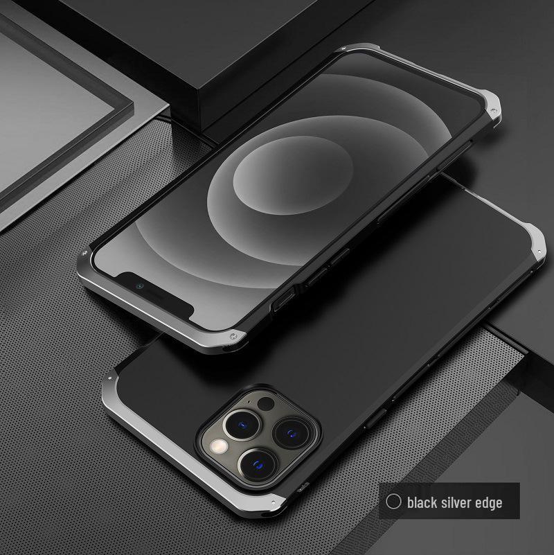 Apple iPhone 13/12 Pro/Max TPU & Metal Frame Protective Case by Three ELEMENT