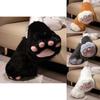 Cartoon Cat Paw Hand Warmers With Soft Short Plush For Winter Students