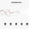 Delicate Sparkling Polygonal Photochromic Myopia Glasses Comfortable Durable High Definition High-quality Eyewear 0 To -4.0