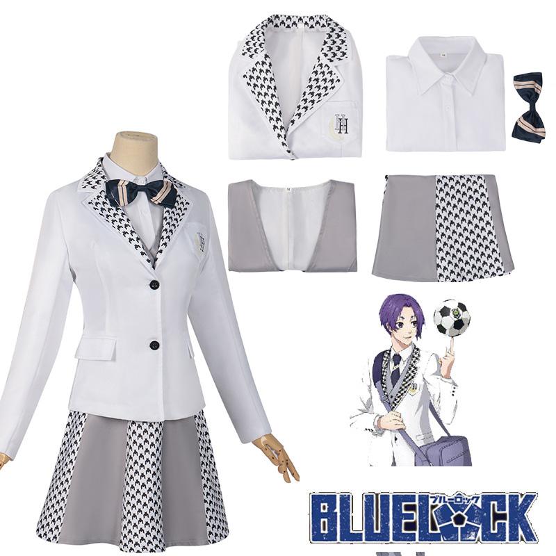 

Набор школьной формы в стиле Микагэ Саме из Reo Lock Blue, костюм для косплея на Хэллоуин L