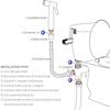 Ruční toaletní bidet Baterie Rozprašovač Nerezová ocel Koupelnový bidetový rozprašovací set Ruční rozprašovač Sprchová hlavice Samočištění Bez průrazu