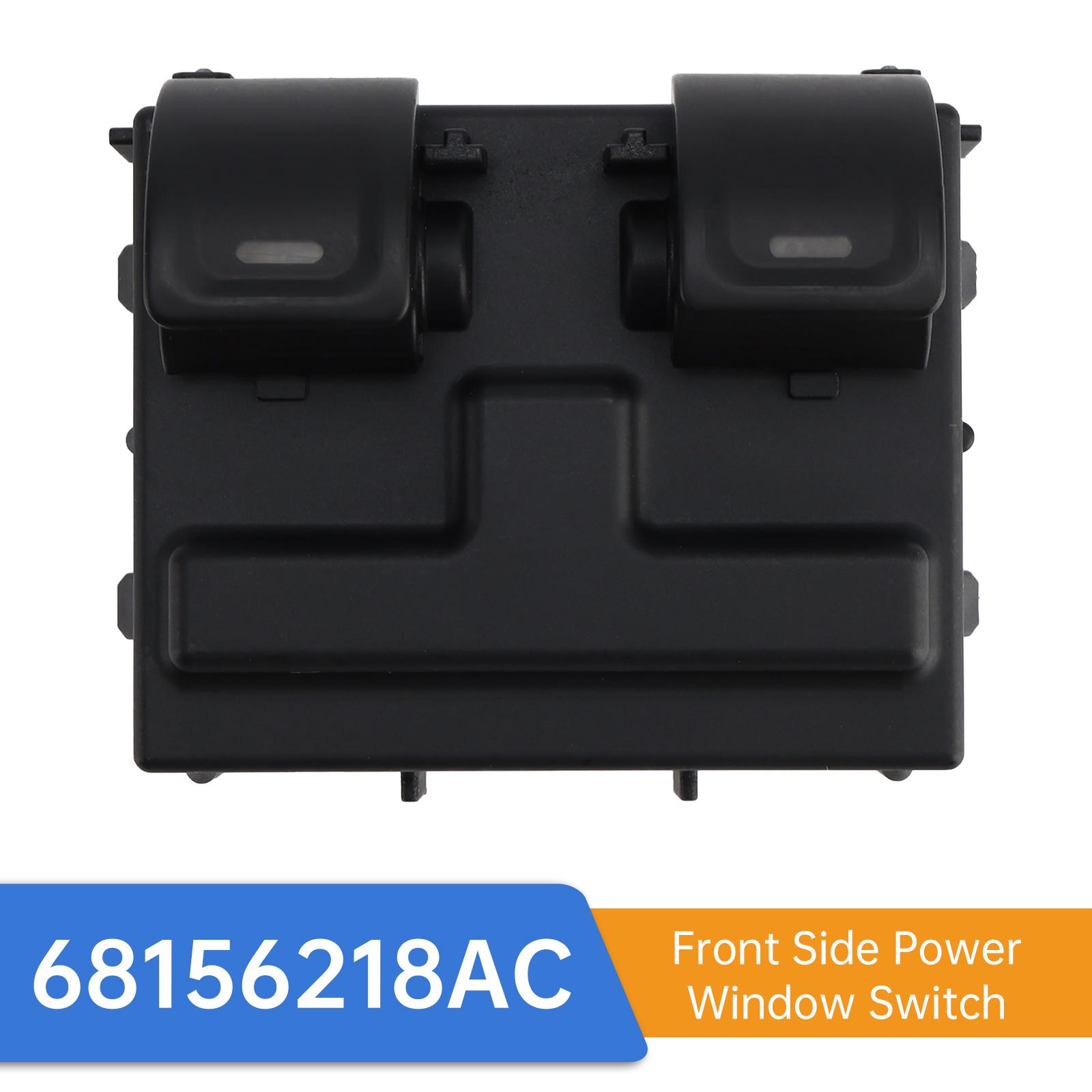 

68156218AC Front Side Power Window Switch for Jeep Wrangler JK 2011-2018