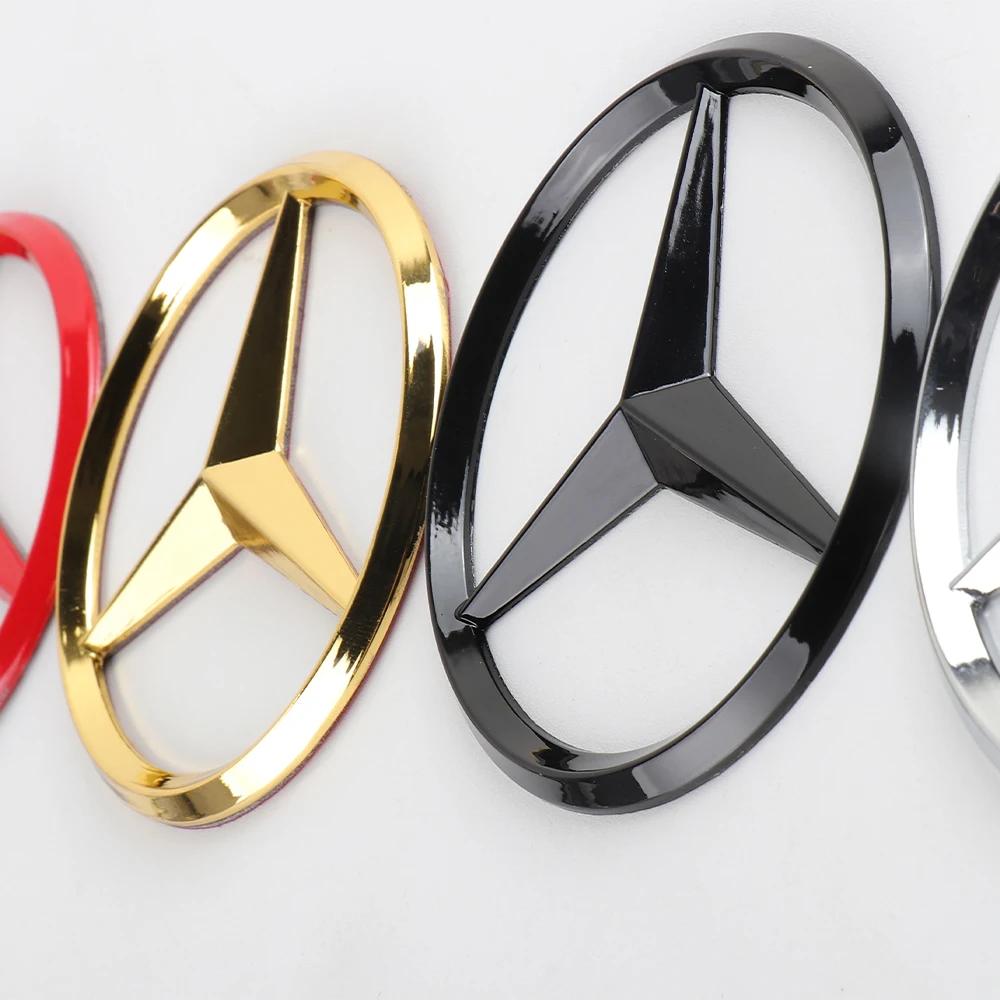 1PCS 7cm Car Engine Emblem Hood Engine Decal for Mercedes Benz W204 W211 Amg W177 GLC GLK CLA GLA W211 W212 W213 C63 E300 W176