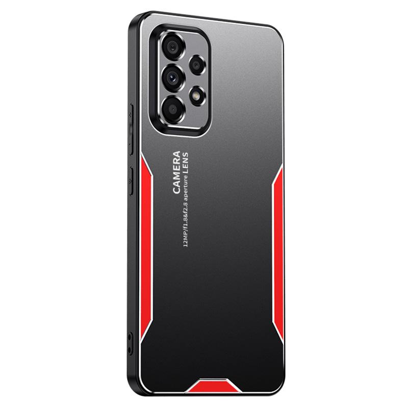 

For Samsung Galaxy A53 5G Case Shockproof Tough Armour Aluminum Alloy+TPU+PC Phone Cover Red