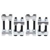 4 Sets 2 Way Adjustable Spring Spacer 1in To 2in Lift Or Lowering Height Coil Spring Compressor for Truck Car