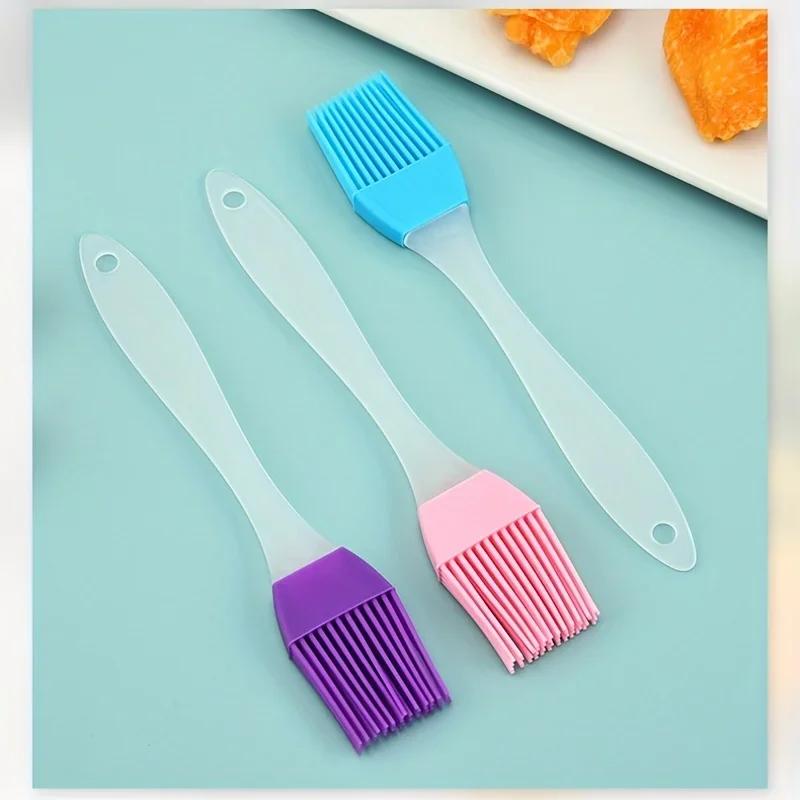 Flour Pastry Brush Can Be Disassembled Silicone Cake Brush Baking Utensil Kitchen Silicone Barbecue Oil Brush