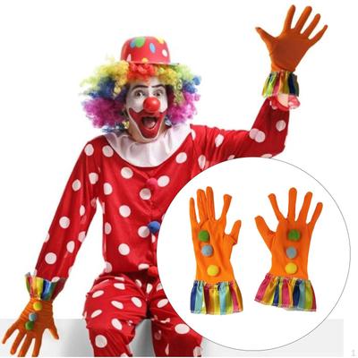 Guanti da Clown per Halloween Cosplay Adulto per Eventi Festa a Tema Festa di Natale