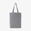 Afternoon Tea Living JA02 Gingham Check Tote Bag, Medium, Black