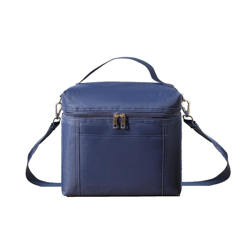 Large Capacity Insulated Lunch Bag Adjustable Shoulder Strap Food Tote Bag Picnic Bag  Lunch