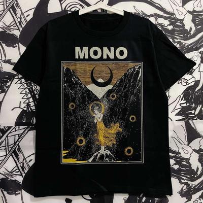 2026 Neues Japanisches Postrock MONO Band Reines Baumwoll Unisex und Damen Kurzarm T-Shirt Musikkultur Kleine Musikfestival-Liebhaber
