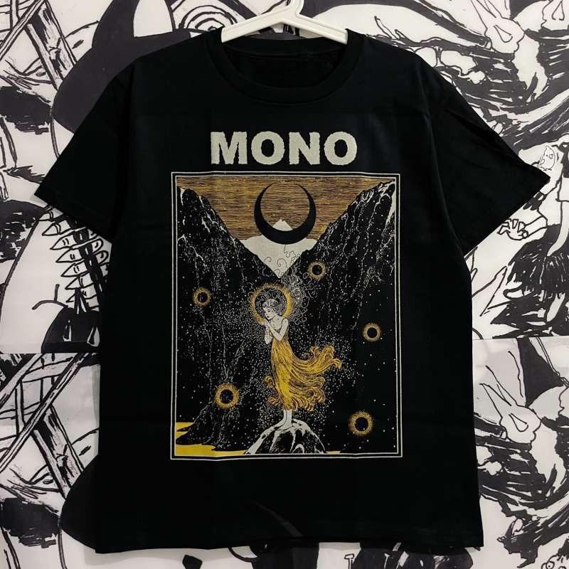 

New 2026 Japanese Postrock MONO Band Pure Cotton Unisex and Women Shortsleeved Tshirt Music Culture Small Music Festival Lovers S