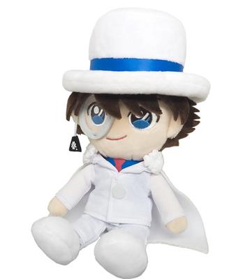 Boeki Detective Conan Fluffy Friends Kaito Kid W13 X D8 X H18cm Plush Toy FCN02 San-Ei (S)