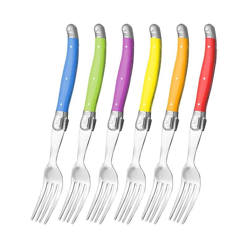 6-teiliges Laguiole-Menülöffel-Set, 20,3 cm, Edelstahl, langer Griff, Menülöffel, weißes Besteck, schwarzes großes Servierlöffel-Set, Geschirr