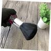 Barber Neck Duster Brush with Soft Gentle Bristles for Easy Hair Cleanup and Ergonomic Crystal Handle