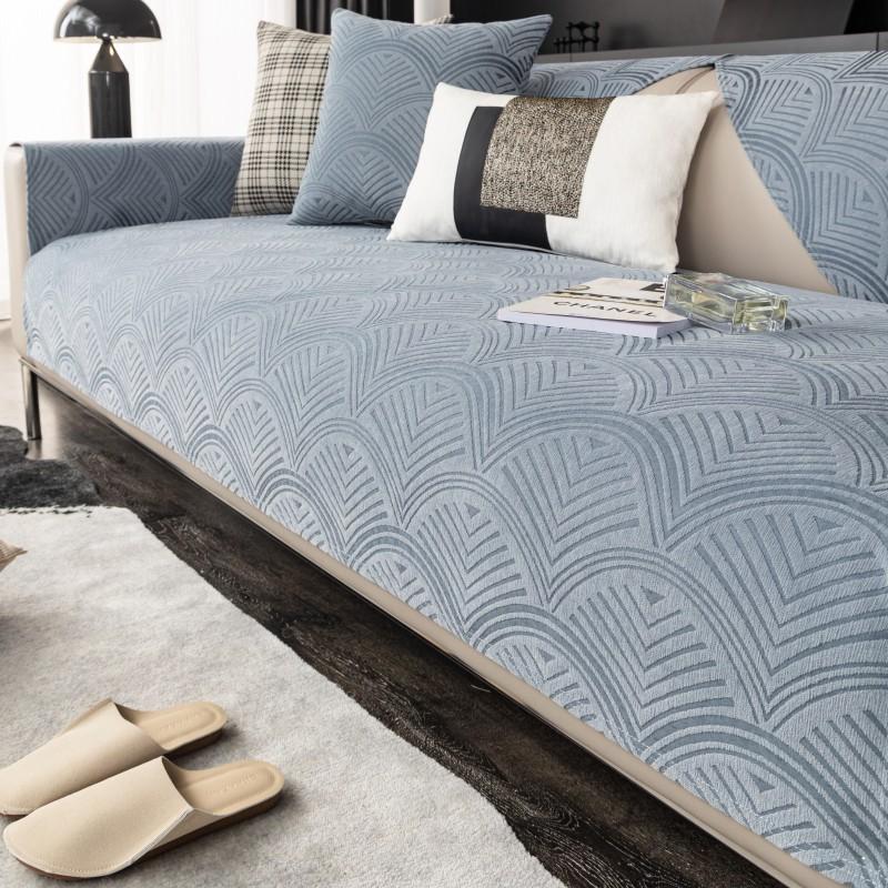 

Хлопковая подушка для дивана, универсальный чехол для дивана для гостиной, нескользящий простой чехол для дивана, полный комплект, легкий, роскошный 70x70cm 1pcs