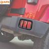 Rear Fog Lamp Protector Cover Light Taillight Metal Decoration For Jeep Wrangler JK 2007-2017 Exterior Accessories