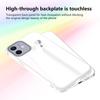 For iPhone 12 Case Reinforced Corner Shockproof TPU + Acrylic Phone Cover