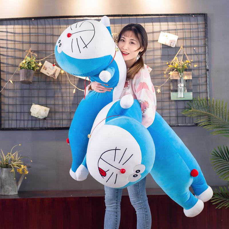 Plush Doll Blue Fat Doll Doll Toys  Jingling Cat Doll Pillow Doll Creative Gift
