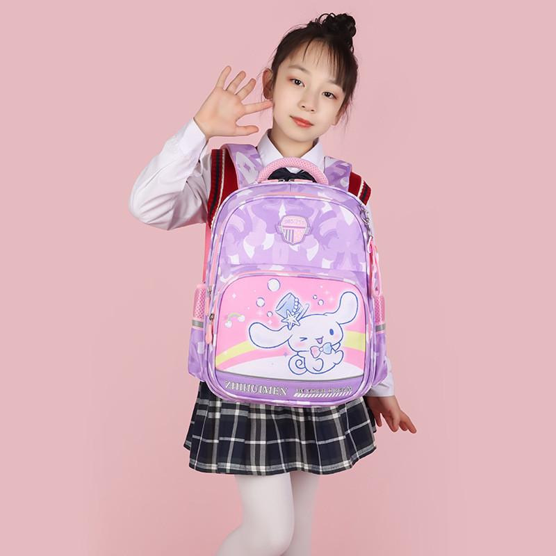 Lightweight Oxford Cloth School Bag For Boys And Girls With Cute Cartoon Design