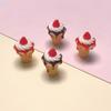100PCS 3D Ice Cream Miniatures Flat Back Resin Cabochons for Hairpin Scrapbooking DIY Home Decor Craft Accessories