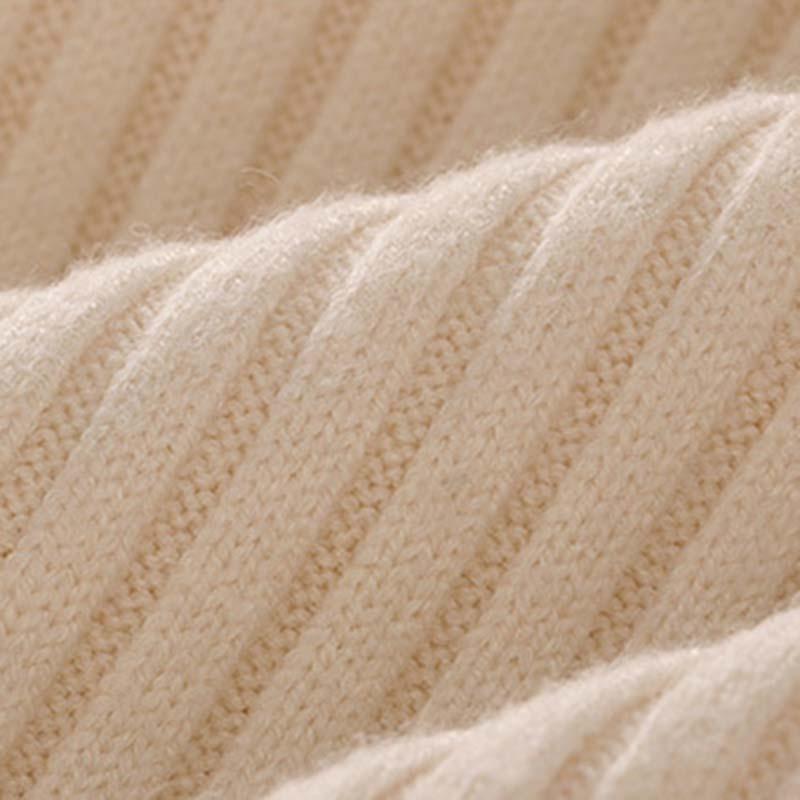 Damen Herbst Winter Gestricktes Zweiteiler Set Einfarbig V-Ausschnitt Kurzer Strick-Cardigan Lässige Ärmellose Kleider Outfits