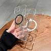 Frameless Clear Wireless Charging Magnet Case For iPhone 15 14 13 12 11 Pro Max XS XR 8 7 Plus Lens Protector Bumper Hard Cover