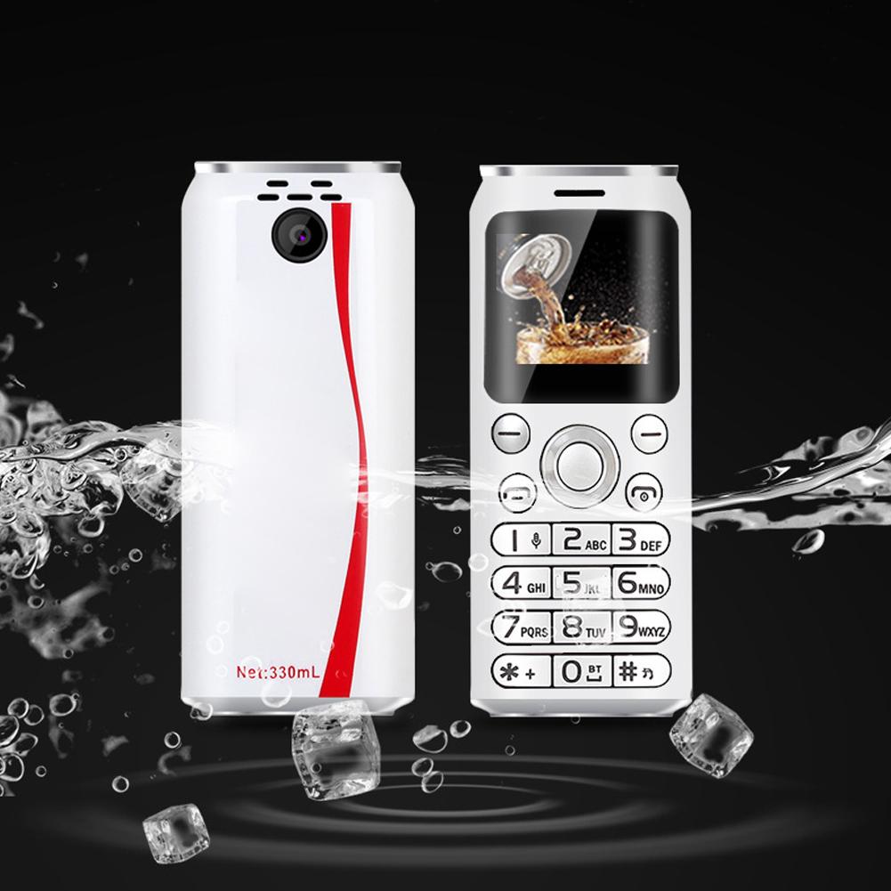 K8 Bluetooth Dialer Mini Kinder Kinder Student Dual Card Handy mit gebogenem BildschirmWeiß