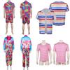New Cross-border Movie Barbie Cos Costume For Barbie Ken Punk Style Jacket Moisture-wicking Fabric