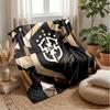 Coperta in Flanella Stampata Calcio Brasile Amica della Pelle Calda Decorativa Plaid per Divano Letto Interno Uso Quotidiano