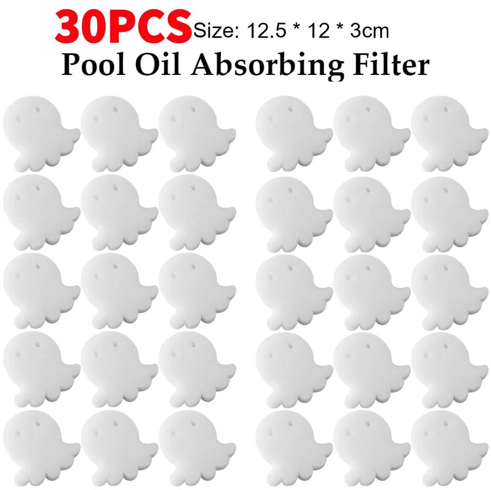 60-6pcs Swimming Pool Octopus Oil Absorbing Filter Sponge SPA Hot Tub Cleaning Tools Sponges Octopus Shape Swimming Pool Filter