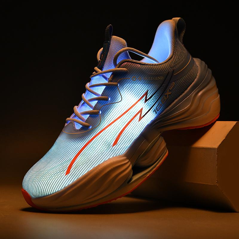 Men's Running Shoes High Quality Outdoor Marathon Soft Sole Cushioning Training Jogging Sneakers Mesh Lace-up Sports Shoes for Men