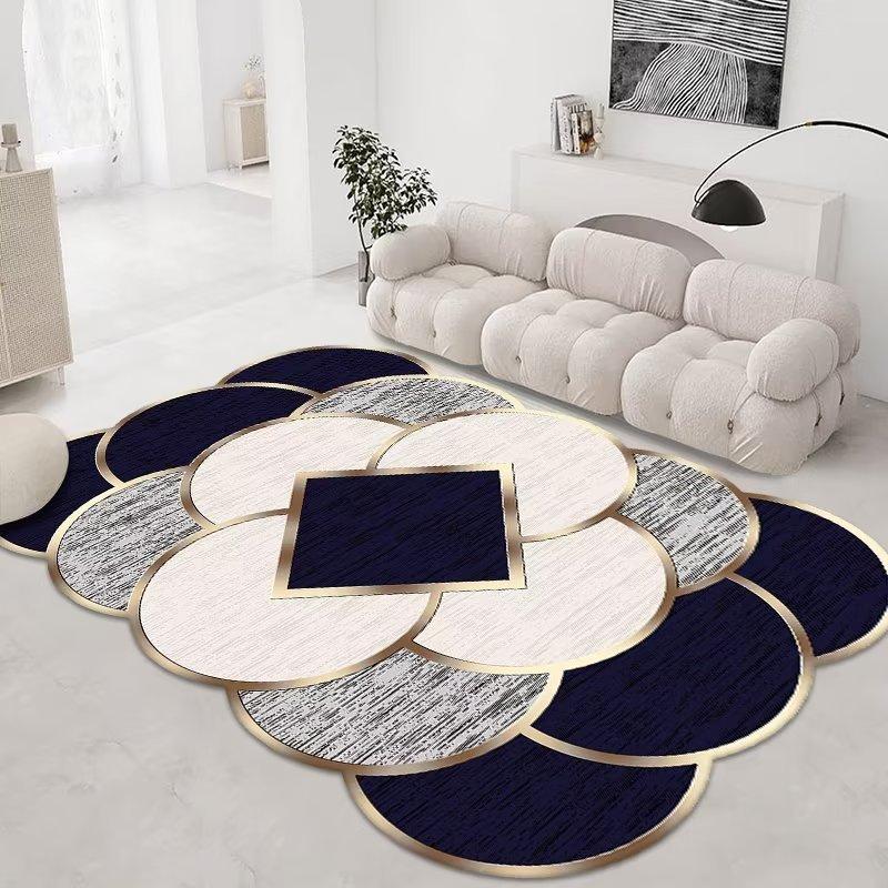 Irregular Marble Carpet Living Room Dirt Resistant Wear-resistant Easy To Maintain Carpet