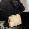 High-end Texture Contrast Color Single Shoulder Armpit Bag Women's 2025 New Fashion Commuter Crossbody Bag Pillow Bag