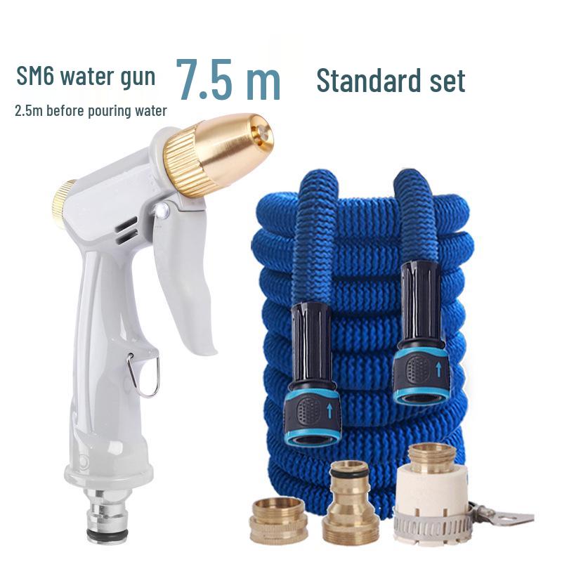 

High-Pressure Car Wash Spray - Telescopic Hose Attachment