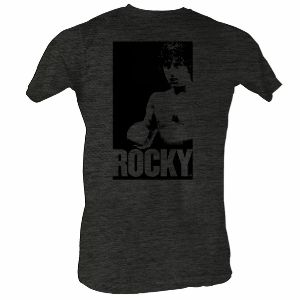Rocky Rocky In A Box Black Heather T-Shirt XL