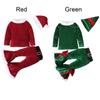 Santa Hat Belt Set Santa Claus Cosplay for Baby Girls Boys Christmas Costume Xmas Outfit Clothes